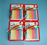 Bougies spirales colorées personnalisées avec logo, prix d'usine en gros, pour gâteaux d'anniversaire, Nouvel An, Diwali, décoration de la maison et bars