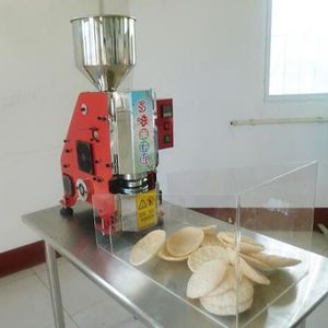 Machine à galettes de riz électrique professionnelle en acier inoxydable, sur pied, pour la préparation de snacks, avec bouton d'arrêt d'urgence - Product Image 1