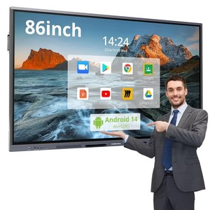 Tableau blanc interactif numérique 4K tout-en-un avec écran tactile, tableau intelligent pour la vidéoconférence, pour bureau et salle de formation - Product Image 4