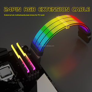 RGB PCI-E 6+2Pin Customized OEM <strong>PC</strong> MB 2*8PIN RGB Cables <strong>PSU</strong> Gaming Hardware Gaming Computer Case <strong>PC</strong> LED Power Extension Cable - Product Image 3