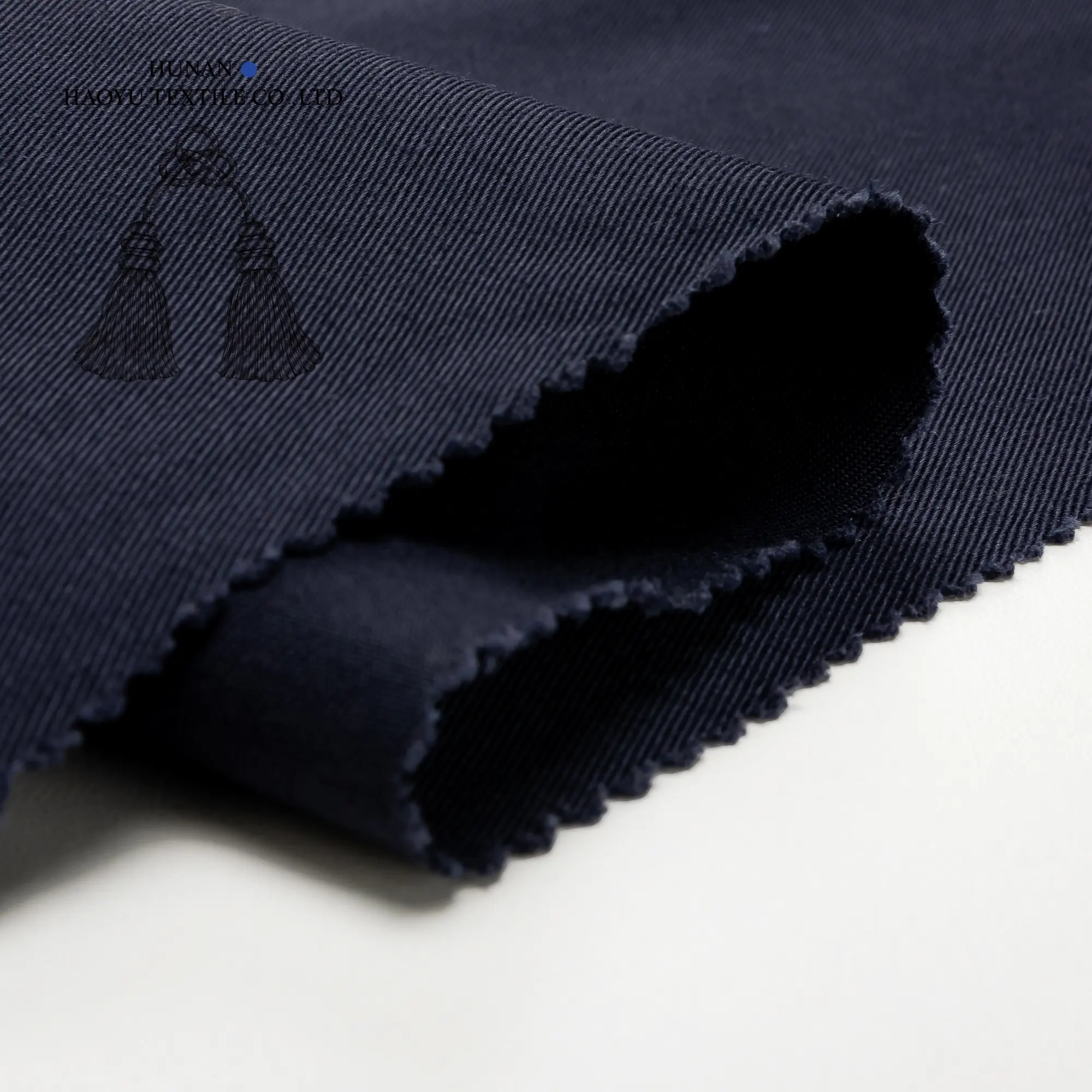 CVC 60% cotton 40% spandex 240 gsm twill Crease resistant rip-stop woven windproof fabric for workwear uniform