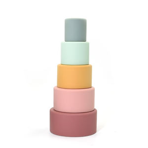 Nouveau Offre Spéciale Enfants De jouets Blocs de Construction Colorés Empilage Jouets Éducatifs Enfants de Formation de La pensée De Silicone Empilés <span class=keywords><strong>Cu</strong></span> - Product Image 6