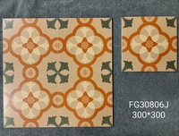 Carreaux de porcelaine antidérapants modernes pour la maison, 300x300 mm, finition mate, antidérapants, pour chambre à coucher