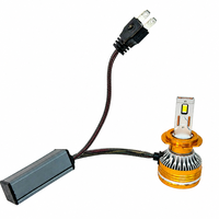 Ampoule de phare LED H7 150W 12V en aluminium doré, remplacement de phare de voiture pour la réparation automobile et la vente en gros de pièces