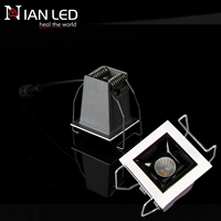 Lampe encastrée de qualité durable, dimmable, 2w4w10w20w30w, lampe linéaire, grille de lampe, cadre sans bordure, éclairage LED commercial