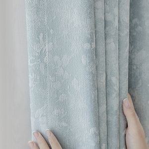 Tenda moderna diretta della tenda della finestra di colore solido semplice <span class=keywords><strong>Design</strong></span> tenda del <span class=keywords><strong>soggiorno</strong></span> - Product Image 2