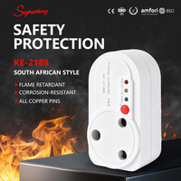 KECN KE-2188 16A 220V AC Monophasé en Cuivre pour Téléviseur AVR 3300W Interface Écran Tactile Protection Contre les Surtensions 50Hz
