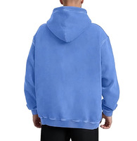 Sweat-shirt décontracté à capuche pour homme, coupe ample, avec poche kangourou, poignets et ourlet côtelés