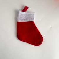 Décorations de Noël, chaussettes flocon de neige de Noël, petits pendentifs, accessoires, housses pour couteaux et fourchettes, mini chaussettes, couverts