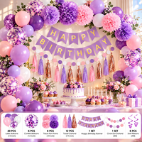 Lot de ballons d'anniversaire personnalisés avec logo, violet et rose, pour décoration de fête, cadeau promotionnel, vente en gros directe usine, faible MOQ, OEM