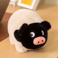 Sac à dos porte-clés en peluche cochon de simulation, vente en gros d'usine, cadeau d'anniversaire parfait pour les enfants