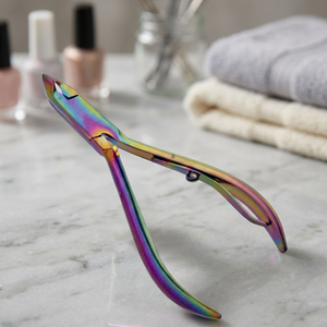 ASAP Outils de soin des ongles en acier inoxydable de haute qualité, logo personnalisé, couleur arc-en-ciel, coupe-cuticules, pince à ongles, pointe large de 3 cm - Product Image 4