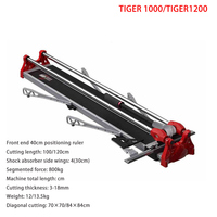 Tiger850 / 1000 tuile Cutter ardoise de roche tuile cutter 1200mm haute précision tuile Cutter outils à main Ruby machine manuel