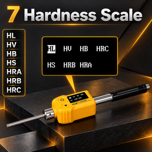 เครื่องวัดความแข็งโลหะแบบดิจิตอล LS252DL แบบพกพาสำหรับการทดสอบเกียร์ ท่อ และชิ้นส่วนที่มีพื้นที่จำกัดในมุม 360 องศา - Product Image 1