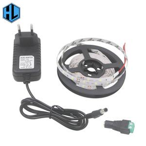 3528 <strong>LED</strong> <strong>Strip</strong> + 3A Plug + RF Remote Control + DC Female <strong>Adapter</strong> + 2P Terminal - Product Image 1