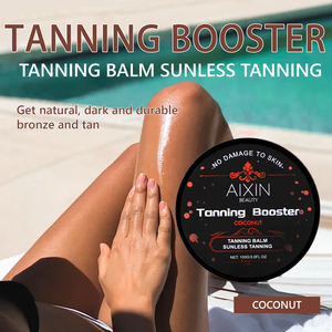 Han Linger Private Label Coconut Tanning Gel Lotion Long-Lasting Instant <strong>Tan</strong> <strong>Enhancer</strong> for Body Beauty Sunbeds - Product Image 4
