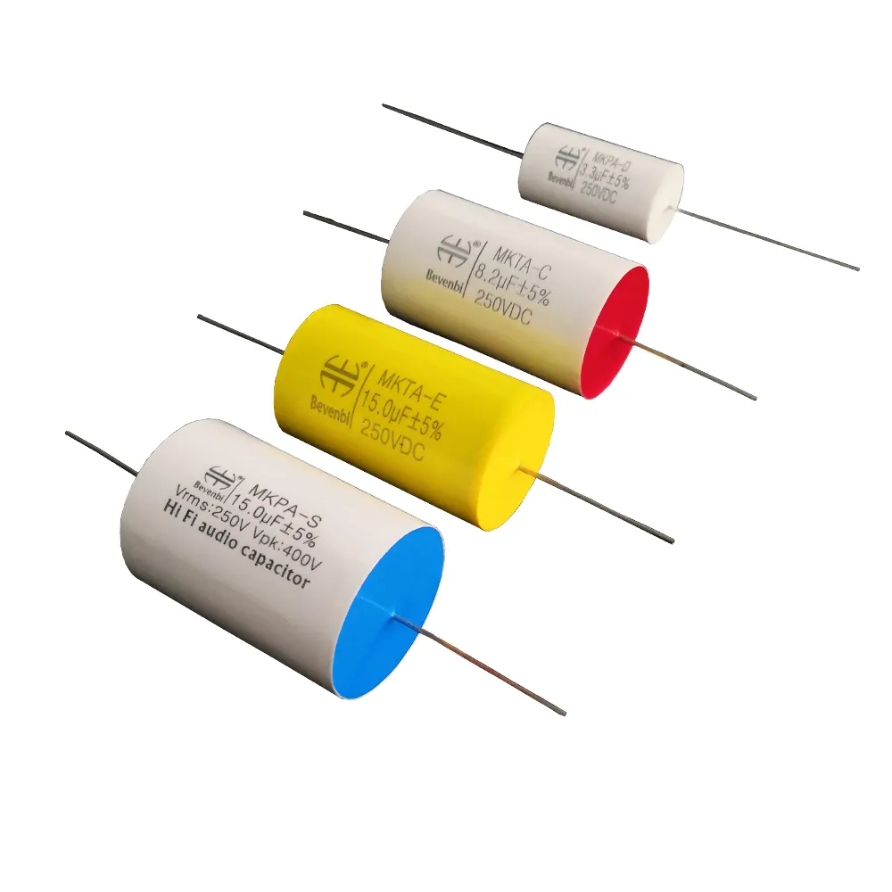 Все новые акционные акции осевой МКП полипропиленовый конденсатор банка пленочный конденсатор Bevenbi конденсатор 100v 400v 630vdc/0,01 мкФ ~ 100 мкФ