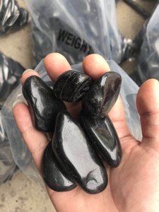 Landscaping High <strong>Polished</strong> Black <strong>River</strong> Pebble <strong>Stone</strong> - Product Image 5