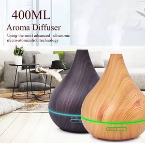 Difusor de Aromas de 400 ml, Humidificador Ultrasónico con Luz LED para el Hogar y la Oficina - Product Image 1