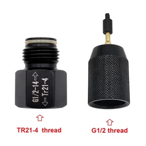 Adaptateur de recharge CO2 avec connexion filetée en alliage d'aluminium pour cartouche jetable pour cylindre - Product Image 3