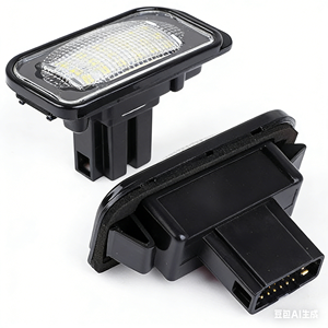 Éclairage de plaque d'immatriculation LED pour <span class=keywords><strong>Chrysler</strong></span> <span class=keywords><strong>Crossfire</strong></span>, sans erreur, Canbus, blanc, ensemble de lampes de plaque d'immatriculation LED - Product Image 3