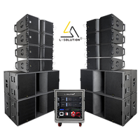 Système de sonorisation professionnel passif L-SOLUTION K210 & KS28-9600W, puissance maximale, son de précision pour événements en direct et installations