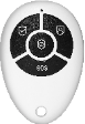 Control Remoto Inalámbrico Inteligente Portátil de 4 Botones con Batería CR2032 y Alcance de 10m para Sistema de Alarma Antirrobo - Product Image 2