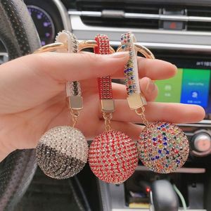 2024 Newest Luxury Bag Charm Car <b>Key</b> <b>Chain</b> Rhinestone Ball Keyring for Gifts - Product Image 2