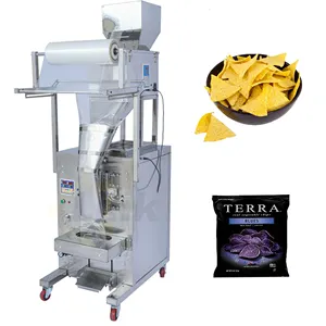 Máquina automática de embalaje para galletas, máquina comercial de alta eficiencia para hacer galletas, rebanadas de plátano, queso, patatas fritas