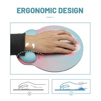 Tapis de souris de jeu, repose-poignet pour joueur, tapis de jeu, accessoires informatiques, tapis de souris en mousse à mémoire de forme, base en caoutchouc ergonomique pour le bureau et la maison