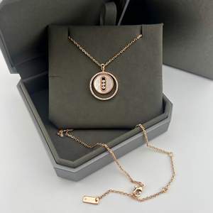 Collier pendentif en argent sterling, zircon, motif géométrique, plaqué or, style tendance de luxe, pour femmes, fiançailles, mariage, fête, GTC - Product Image 2