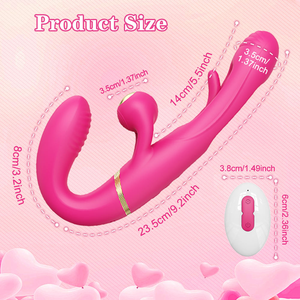 Vibromasseur double extrémité sans bretelles, à porter sur le point G - Jouets sexuels pour femmes <span class=keywords><strong>lesbiennes</strong></span> avec 10 modes <span class=keywords><strong>de</strong></span> vibration et <span class=keywords><strong>de</strong></span> battement, en silicone - Product Image 4