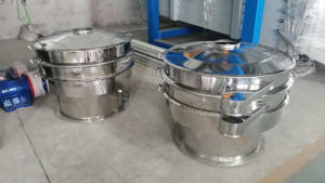 Alat pengayak getar putar layar efisiensi tinggi <span class=keywords><strong>grain</strong></span>/tepung/sesame/kedelai - Product Image 4