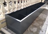 Disesuaikan grosir baja Corten pot bunga taman Outdoor & penanam tempat tidur bunga logam yang indah