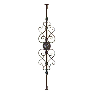 Rambarde — escalier personnalisé en fer forgé pour escaliers, balustrade de luxe en <span class=keywords><strong>métal</strong></span>, en <span class=keywords><strong>bois</strong></span> - Product Image 1