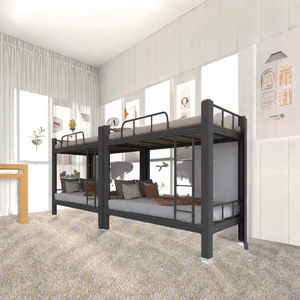 Artículos escolares Litera Cama individual de metal Artículos de papelería para escuelas Dormitorio del personal para uso en proyectos escolares educativos - Product Image 4