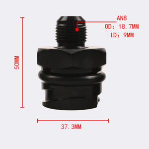 จี๋เซี่ย วาล์วแคป AN10 อลูมิเนียมอัลลอยด์สีดำ สำหรับ LS1 LS2 LS3 LS6 LS7 ข้อต่อฝาปิดน้ำมันเครื่อง - Product Image 3