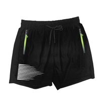 Shorts de sport pour hommes fabriqués par le fabricant, 80% nylon, 20% élasthanne, coupe ajustée, logo personnalisé en usine, entraînements en plein air, shorts de sport