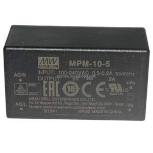 Alimentation médicale verte Meanwell MPM-10-5 10W 5V 2A très fiable, certifiée, pour usage industriel - Product Image 2