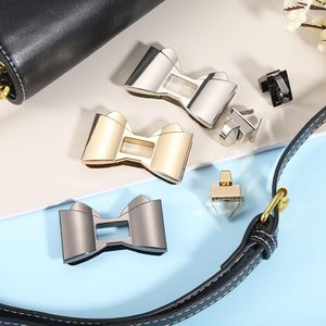 Uxcell – fermoirs à torsion et verrouillage en X, attaches pour sac à main, en alliage d'aluminium, fermeture à nœud papillon, accessoires de quincaillerie - Product Image 4