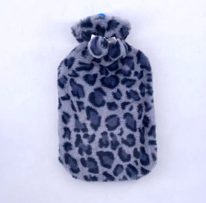 Bolsa de Agua Caliente con Funda de Tela con Estampado de Leopardo, Bolsa de Agua Caliente de Felpa para Bebé, Rellena de Agua, Calentador de Manos - Product Image 5