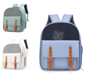 2025 süper kalite özelleştirilmiş sıcak satmak seyahat Oxford bez omuz taşınabilir Pet seyahat sırt çantası küçük köpek kedi taşıyıcı çanta - Product Image 4