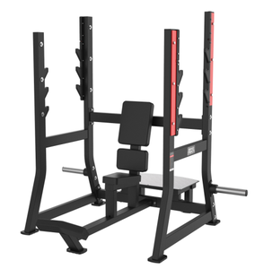 Rack de press de banca comercial para gimnasio, venta al por mayor directa de fábrica, bajo MOQ, OEM, para press de hombros inclinado, declinado y plano - Product Image 1