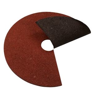 Tapis d'anneau d'arbre de paillis en caoutchouc rond en gros pour la couverture de racine de plante de jardin - Product Image 1