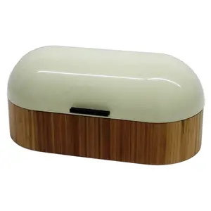 Bread Box For Kitchen Decor Stainless Steel Bread Bin Storage Container