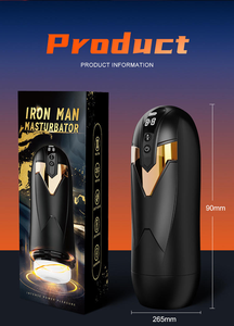 Masturbateurs masculins entièrement automatiques vidéo de vente chaude poussant le travail de coup sucer le masturbateur mains libres de tasse rotative pour l'usage de corps - Product Image 5