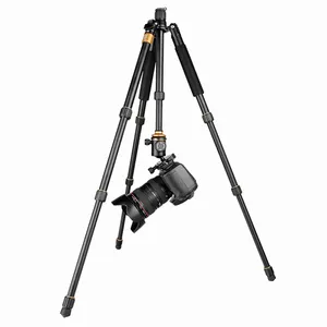 Aluminum Professional Camera Tripod QZSD Q999S Camera Tripod Detachable Aluminium Professional Monopod With QZSD-06 Ball Head For Camera Telescope Tripod