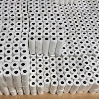Rouleau de papier thermique de qualité A en gros, 57 mm x 40 mm, pour caisse enregistreuse POS, 55 g/m², 60 g/m², 65 g/m², 70 g/m², personnalisable