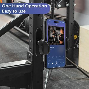 Soporte Ajustable Portátil para Teléfono Móvil, Color Negro, para Golf y Entrenamientos en el Gimnasio, Soporte para Teléfono Celular en el Campo de Golf - Product Image 2