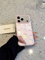 ZL049 pour coque de téléphone 17/16/15, coque de téléphone 15p pour iPhone 16 Pro Max, fraise rose mignonne 14/13/Xsm 5